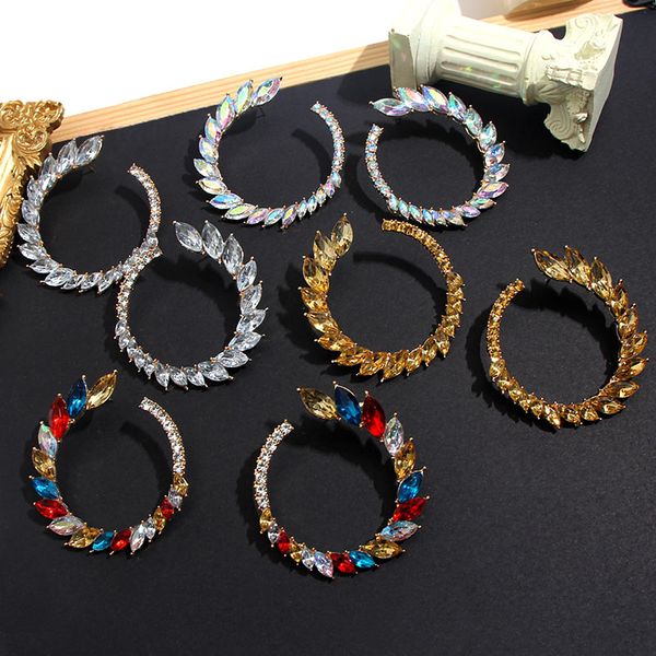 flatfoosie fashion hollow out spiral colorful drop earrings for women circle charm rhinestone earring piercing jewelry wholesale, Silver
flatfoosie fashion hollow out spiral colorful drop earrings for women circle charm rhinestone earring piercing jewelry wholesale, Silver