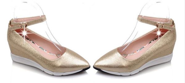 2019 women's shoes in spring and autumn with new style slope heel pointed end @65, Black
2019 women's shoes in spring and autumn with new style slope heel pointed end @65, Black