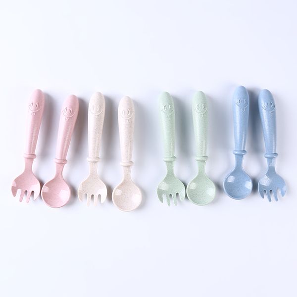 2pcs/Set wheat straw Spoon children cartoon tableware set baby dinner plate baby training spoon fork for kids Cutlery Set
2pcs/Set wheat straw Spoon children cartoon tableware set baby dinner plate baby training spoon fork for kids Cutlery Set