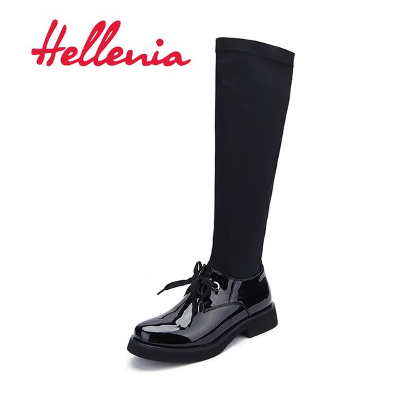 hellenia 2018 autumn spring long boots new style women flats low thick heel female shoes stretch fabric shoes women boot, Black
hellenia 2018 autumn spring long boots new style women flats low thick heel female shoes stretch fabric shoes women boot, Black