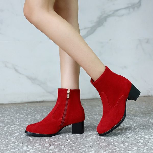 oversized -1 boots women shoes ankle boots for women ladies shoes woman winter solid color round head side zipper, Black
oversized -1 boots women shoes ankle boots for women ladies shoes woman winter solid color round head side zipper, Black