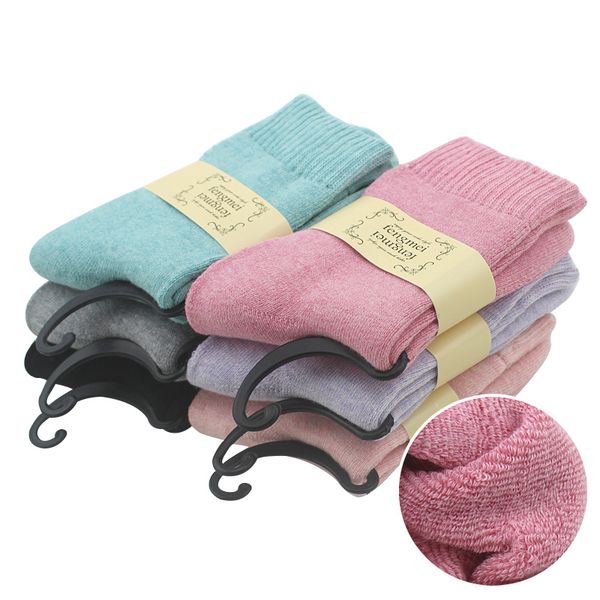 2019 New Solid Winter Thermal Cashmere Women Warm Rabbit Wool Socks Women's Thicken Socks Girl Casual Socks, Black
2019 New Solid Winter Thermal Cashmere Women Warm Rabbit Wool Socks Women's Thicken Socks Girl Casual Socks, Black