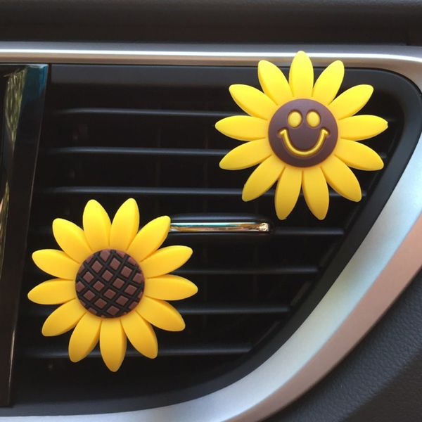 car ornament sunflower smile perfume clip air freshener outlet vents fragrance diffuser accessories auto decoration for gifts
car ornament sunflower smile perfume clip air freshener outlet vents fragrance diffuser accessories auto decoration for gifts