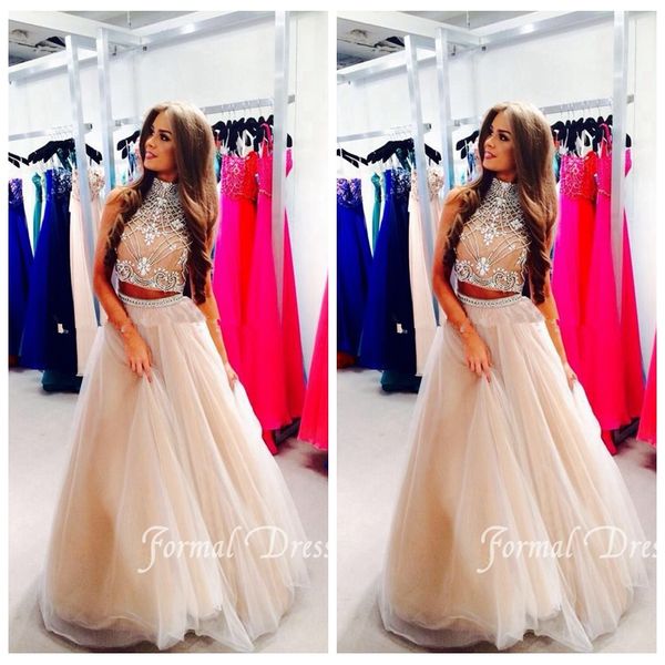 high neck two pieces a-line prom dresses 2019 beaded custom vintage vestidos de soiree formal special occasion party gowns evening gowns, Black
high neck two pieces a-line prom dresses 2019 beaded custom vintage vestidos de soiree formal special occasion party gowns evening gowns, Black