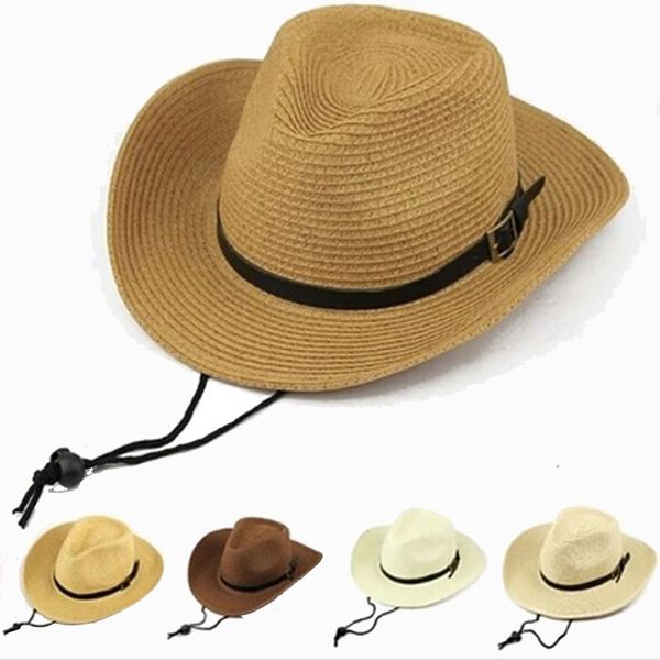 men straw cowboy hat sun hat folding western wide curved brim with adjustable chin strap for summer outdoor -opk, Blue;gray
men straw cowboy hat sun hat folding western wide curved brim with adjustable chin strap for summer outdoor -opk, Blue;gray