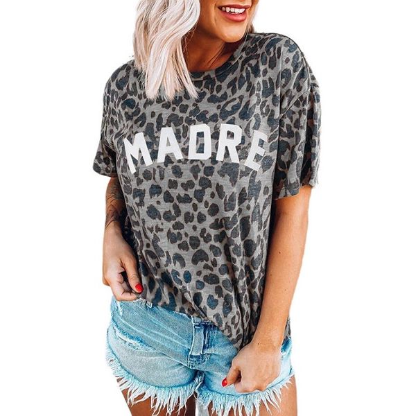 women designer t shirts womens summer fashion leopard brand letter printed tees womens luxury crew neck tshirts wholesale, White
women designer t shirts womens summer fashion leopard brand letter printed tees womens luxury crew neck tshirts wholesale, White