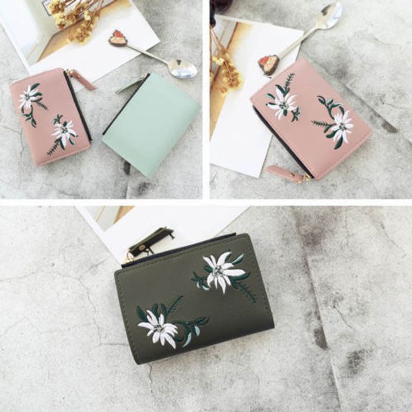1Pcs Fashion Ladies Flower Embroidery Wallet Purse Womens Coins Bag Leather Pouch Simple Bifold Small Handbag Travel Organizer
1Pcs Fashion Ladies Flower Embroidery Wallet Purse Womens Coins Bag Leather Pouch Simple Bifold Small Handbag Travel Organizer
