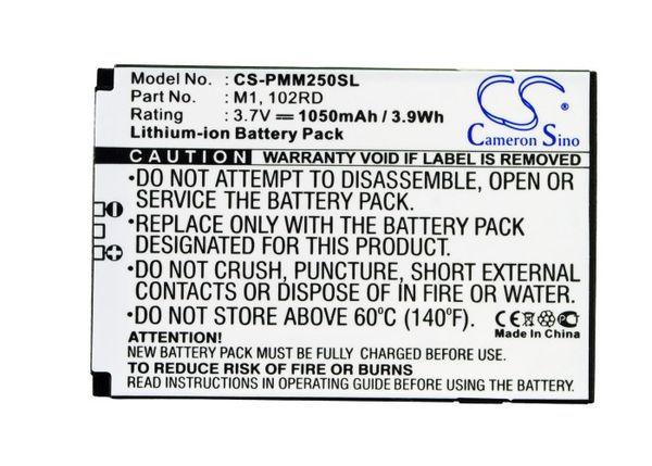 cameron sino 1050mah battery 102rd, m1 for pure move 2500