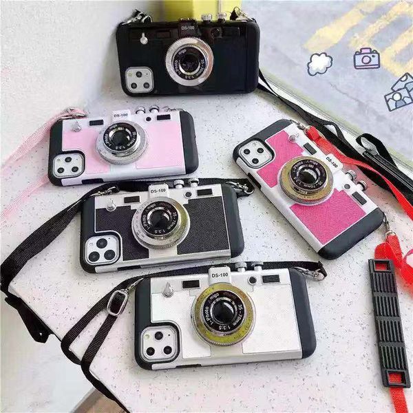 luxury 3d retro metal camera phone case back cover for apple iphone 11 pro x xr xs max 7 8 plus soft tpu case with lanyard
luxury 3d retro metal camera phone case back cover for apple iphone 11 pro x xr xs max 7 8 plus soft tpu case with lanyard