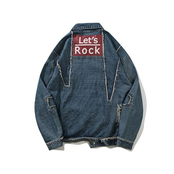 mens jackets fashion casaul ripped letter print jacket washed denim retro jacket high street streetwear m-xxl, Black;brown
mens jackets fashion casaul ripped letter print jacket washed denim retro jacket high street streetwear m-xxl, Black;brown