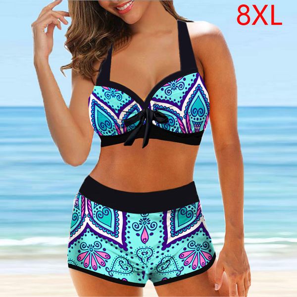 women's swimwear 2021 woman plus size 8xl bikini big women bathing suits floral vintage female bather swimsuits, White;black
women's swimwear 2021 woman plus size 8xl bikini big women bathing suits floral vintage female bather swimsuits, White;black