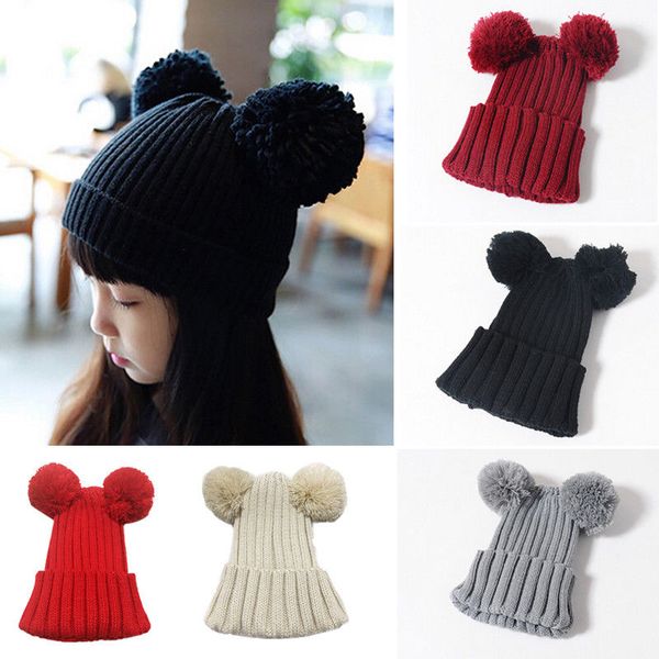 autumn winter baby girl beanies hat double real fur ball pom hat kids children mouse ear knitted wool cap hats, Yellow
autumn winter baby girl beanies hat double real fur ball pom hat kids children mouse ear knitted wool cap hats, Yellow