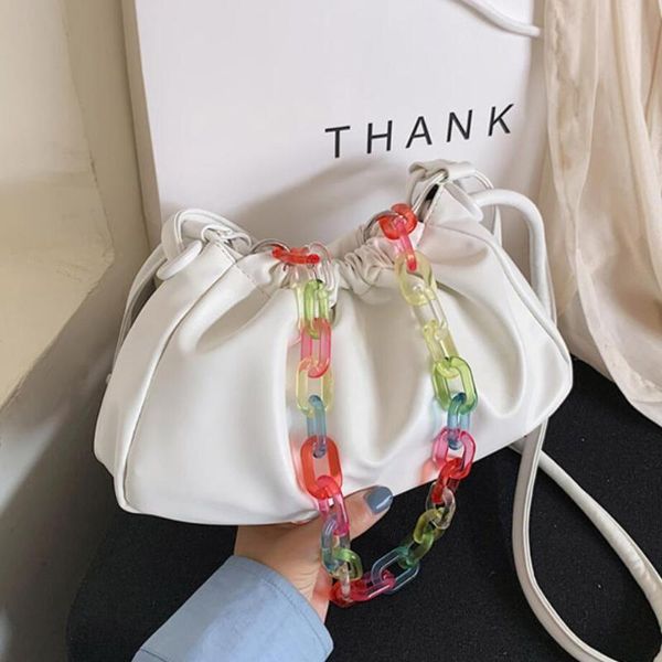 color chain large tote bag 2020 fashion new high-quality soft pu leather women's handbag pleated shoulder messenger bag
color chain large tote bag 2020 fashion new high-quality soft pu leather women's handbag pleated shoulder messenger bag