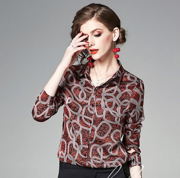 wine red abstract printed long sleeve women blouses spring summer shirts lapel neck fashion ladies shirts, White
wine red abstract printed long sleeve women blouses spring summer shirts lapel neck fashion ladies shirts, White