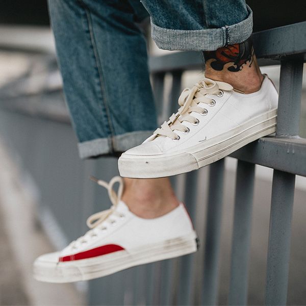 white\black flat men's shoes breathable canvas lace-up sneakers solid outdoor casual men's shoes
white\black flat men's shoes breathable canvas lace-up sneakers solid outdoor casual men's shoes