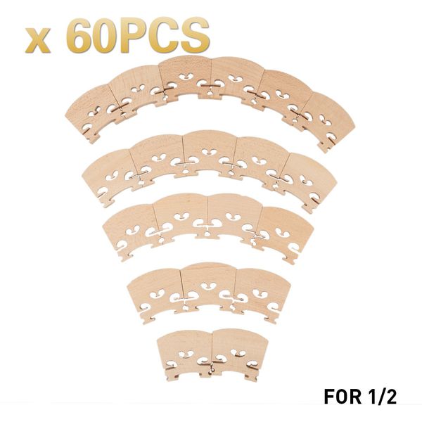 naomi 60pcs violin 1/2 bridge maple wood replacement violin accessories & parts new set
naomi 60pcs violin 1/2 bridge maple wood replacement violin accessories & parts new set