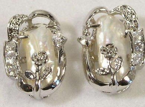 venta caliente nuevo envÃo gratis hermosa cultivada blanca/rosa/negro biwa perla pendientes, Silver
venta caliente nuevo envÃo gratis hermosa cultivada blanca/rosa/negro biwa perla pendientes, Silver