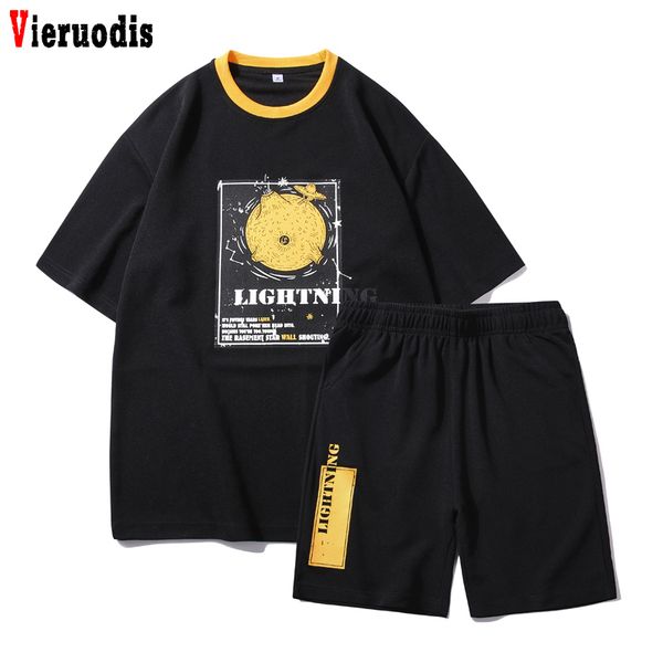 men's tracksuits summer fashion cotton t-shirt set t shirt + shorts men fitness jogging suits, Gray
men's tracksuits summer fashion cotton t-shirt set t shirt + shorts men fitness jogging suits, Gray