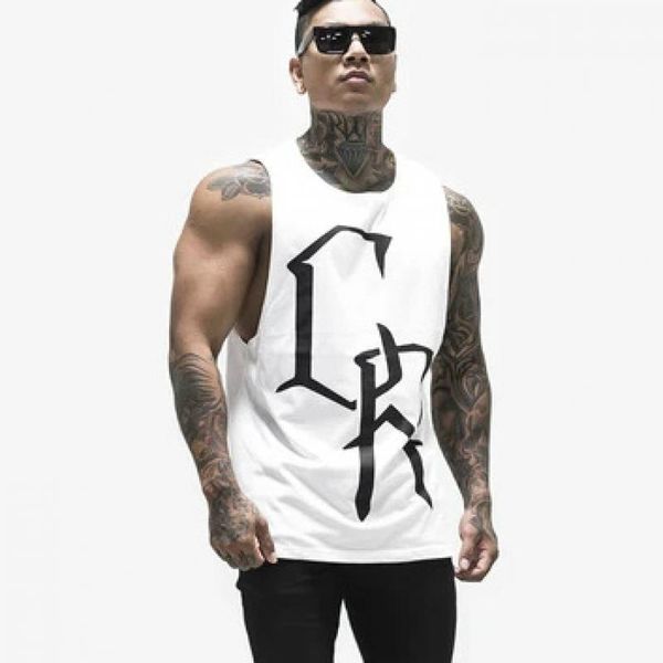 summer gyms stringer clothing bodybuilding tank men fitness singlet sleeveless shirt solid cotton undershirt muscle vest, Black;blue
summer gyms stringer clothing bodybuilding tank men fitness singlet sleeveless shirt solid cotton undershirt muscle vest, Black;blue