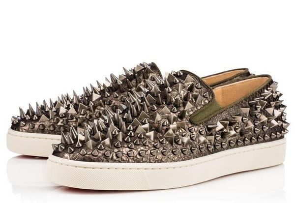 luxury designer red bottom loafers for men pik pik rivets boat loafers shoes women,men outdoor casual walking oxford flats 35-46, Black
luxury designer red bottom loafers for men pik pik rivets boat loafers shoes women,men outdoor casual walking oxford flats 35-46, Black