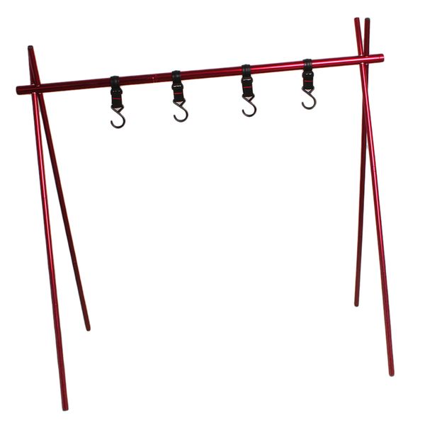 aluminum alloy hanging rack camping triangular rack clothes storage rack