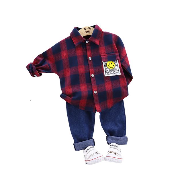 new spring autumn baby boy clothes infant plaid t-shirt pants suits kids fashion casual tracksuits children long sleeve clothing, White
new spring autumn baby boy clothes infant plaid t-shirt pants suits kids fashion casual tracksuits children long sleeve clothing, White