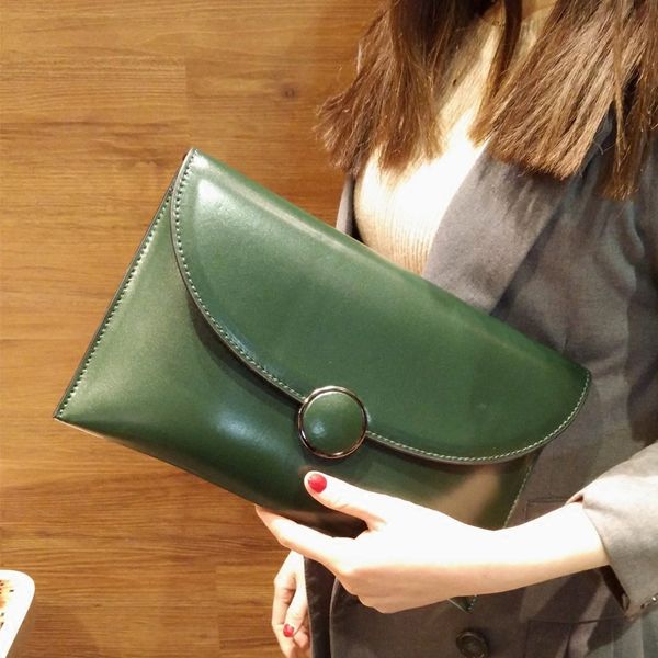 fashion women clutch bag pu leather solid color banquet clutches bags round buckle big purse lady shoulder bags crossbody 2019
fashion women clutch bag pu leather solid color banquet clutches bags round buckle big purse lady shoulder bags crossbody 2019