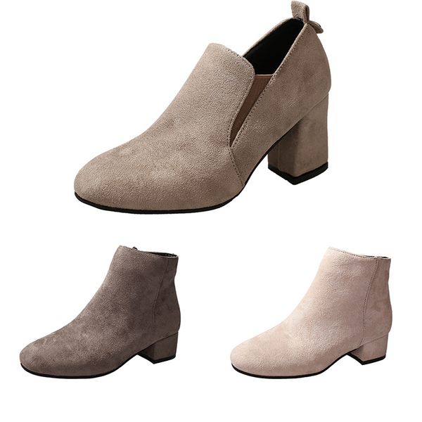 2020 square head suede martin boots women chunky heel ankle boots side low womens boots, Black
2020 square head suede martin boots women chunky heel ankle boots side low womens boots, Black