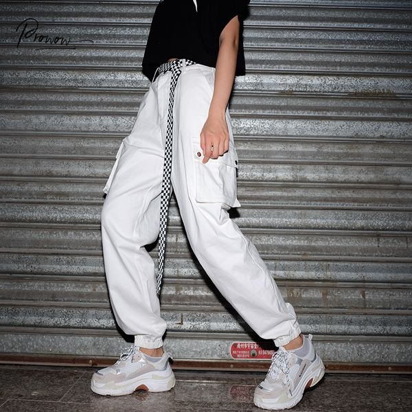 women's pants & capris prowow fashion style women loose casual cargo solid white female ladies comfortable sweatpants woman clothes, Black;white
women's pants & capris prowow fashion style women loose casual cargo solid white female ladies comfortable sweatpants woman clothes, Black;white