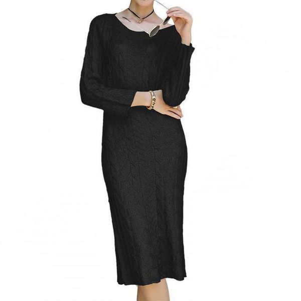 autumn new solid color women's sweater european and american elegant temperament word collar slim ladies sweater, White;black
autumn new solid color women's sweater european and american elegant temperament word collar slim ladies sweater, White;black