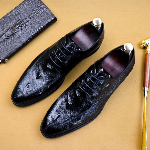 italian genuine leather formal men's derby office shoes pointed toe handcrafted wedding party oxfords for male as201, Black
italian genuine leather formal men's derby office shoes pointed toe handcrafted wedding party oxfords for male as201, Black