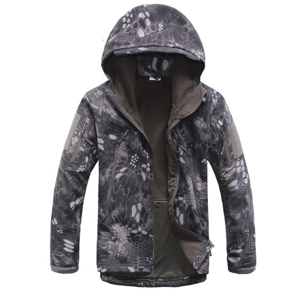 softshell tactical suits men outdoor hiking clothes hunting camouflage jacket camping waterproof hooded jacket + pants, Blue;black
softshell tactical suits men outdoor hiking clothes hunting camouflage jacket camping waterproof hooded jacket + pants, Blue;black