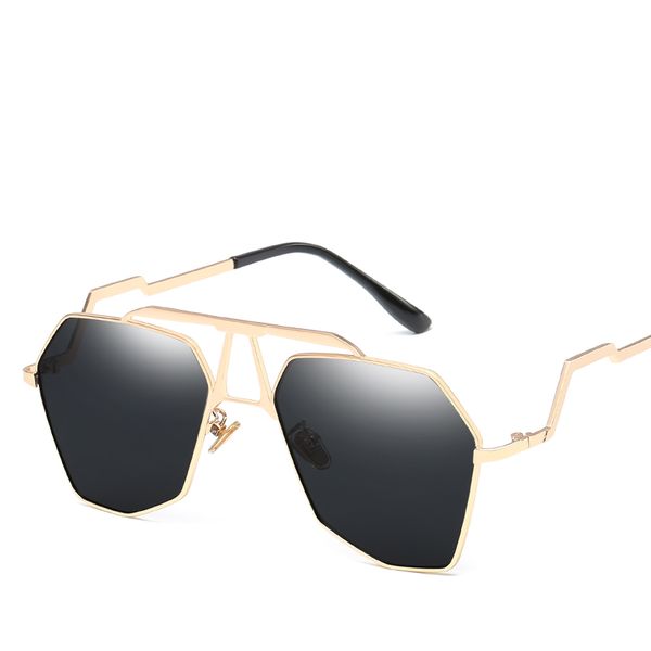 sunglasses for men women 2018 irregular matal frame summer sun glasses female uv400 ladies fashion shades, White;black
sunglasses for men women 2018 irregular matal frame summer sun glasses female uv400 ladies fashion shades, White;black