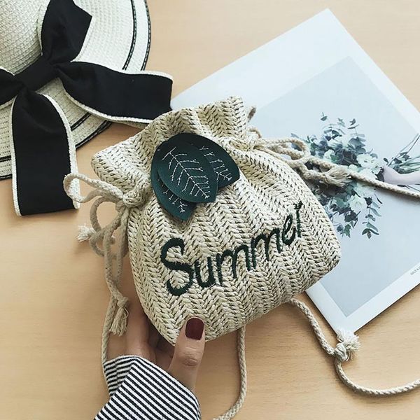 women joker crossbody fashion straw bag small bags for women one shoulder drawstring dumplings bolsos de mujer#25
women joker crossbody fashion straw bag small bags for women one shoulder drawstring dumplings bolsos de mujer#25
