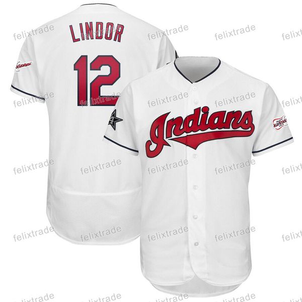 Cleveland 2019 All-Star Game 12 Francisco Lindor Indians 41 Carlos Santana 11 Jose Ramirez 30 Tyler Naquin 47 Trevor Bauer Baseball Jerseys
Cleveland 2019 All-Star Game 12 Francisco Lindor Indians 41 Carlos Santana 11 Jose Ramirez 30 Tyler Naquin 47 Trevor Bauer Baseball Jerseys