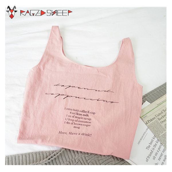 raged sheep 2018 new fashion women cotton shopping bag big capacity reusable folding bag eco multi-function pouch travel c14
raged sheep 2018 new fashion women cotton shopping bag big capacity reusable folding bag eco multi-function pouch travel c14