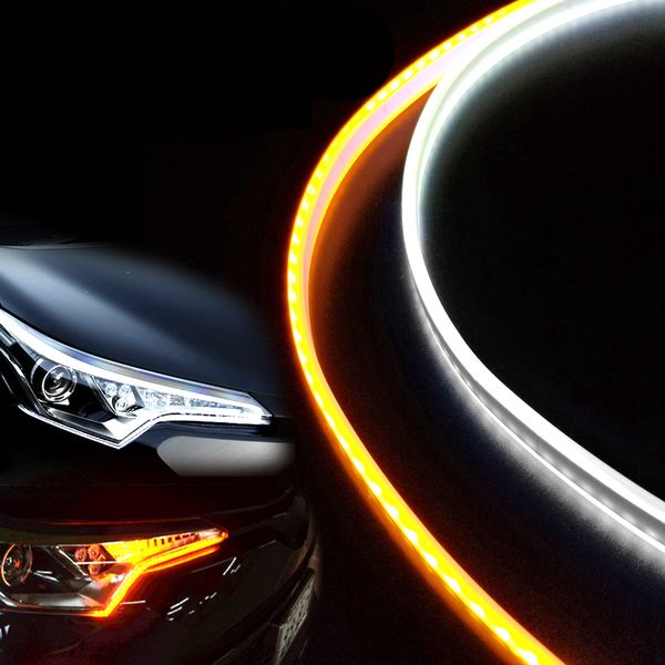2018 2pcs 60cm led sequential flow drl strip light flexible slim turn signal lamps car stuling daytime running lights waterproof
2018 2pcs 60cm led sequential flow drl strip light flexible slim turn signal lamps car stuling daytime running lights waterproof