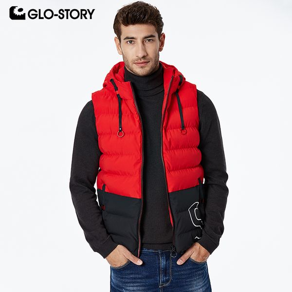 glo-story 2019 new autumn padded waistcoats men's casual street wear hooded vest jacket coats mmj-9162, Black;white
glo-story 2019 new autumn padded waistcoats men's casual street wear hooded vest jacket coats mmj-9162, Black;white