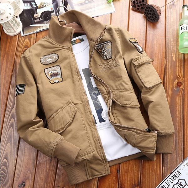 casual men's jacket spring army jacket men coats winter male outerwear overcoat, Black;brown
casual men's jacket spring army jacket men coats winter male outerwear overcoat, Black;brown