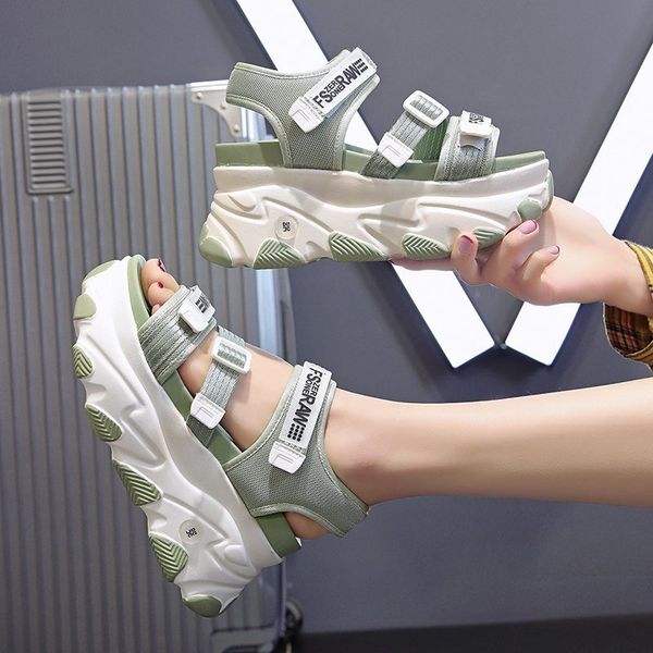 2020 women chunky sandals designers casual shoes sports 9cm high heels wedge sandal fashion concise platform sandal woman, Black
2020 women chunky sandals designers casual shoes sports 9cm high heels wedge sandal fashion concise platform sandal woman, Black