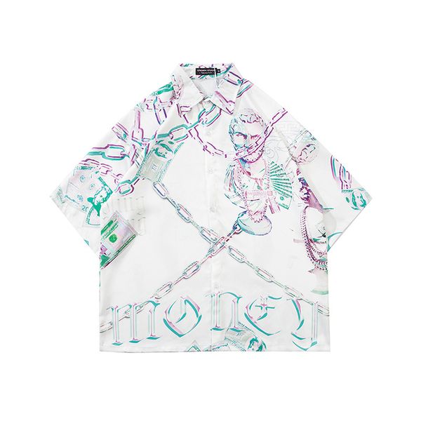 uncledonjm street loose harajuku allover printed couple short-sleeved shirt non-mainstream oversize print men's shirts cg-4002, White;black
uncledonjm street loose harajuku allover printed couple short-sleeved shirt non-mainstream oversize print men's shirts cg-4002, White;black