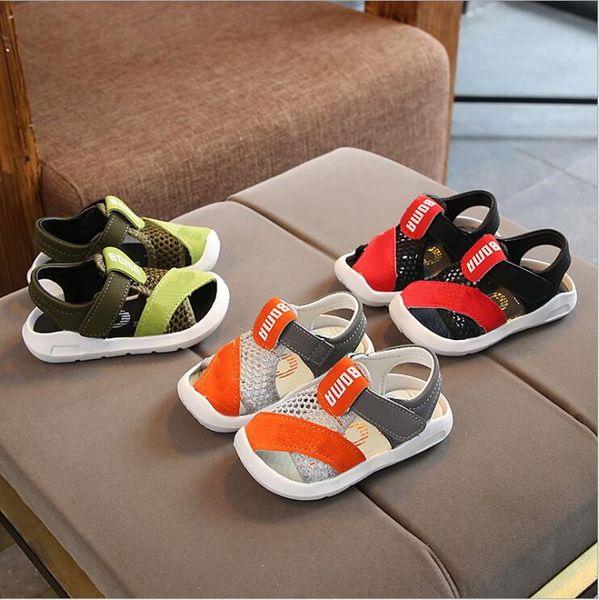 new summer children's sandals boys soft bottom beach shoes kids baby toe protection girls sports sandals, Black;red
new summer children's sandals boys soft bottom beach shoes kids baby toe protection girls sports sandals, Black;red