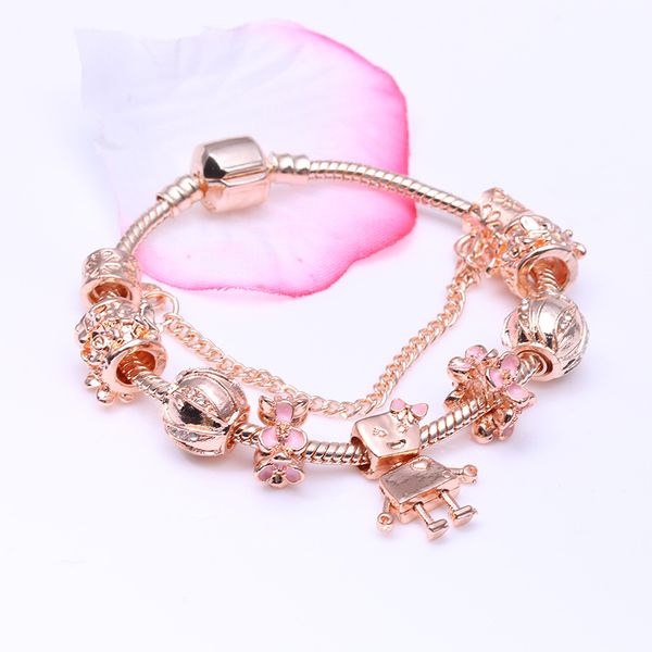 wholesale- european and american robot pendant bracelet suitable for pandora style di bracelet jewelry ing, Black
wholesale- european and american robot pendant bracelet suitable for pandora style di bracelet jewelry ing, Black