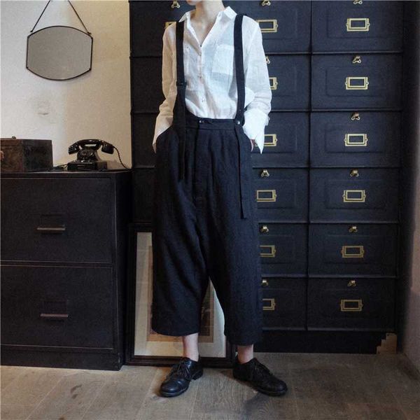 27-44customized big code new men hair stylist fashion high-quality casual cotton and straps nine-minute trousers bib pants, Black
27-44customized big code new men hair stylist fashion high-quality casual cotton and straps nine-minute trousers bib pants, Black