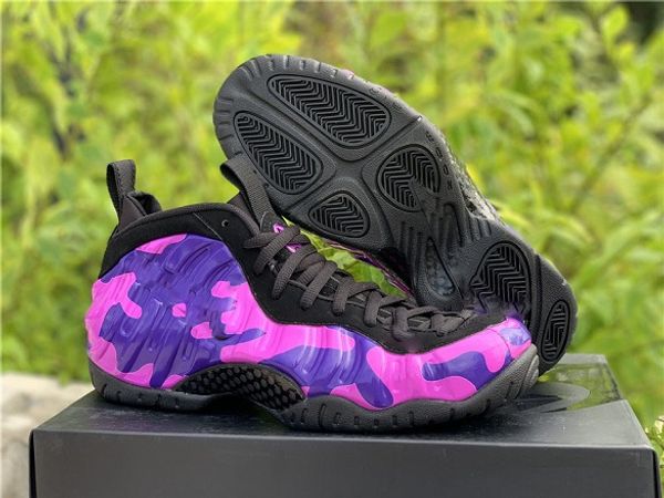 

2019 new penny hardaway foam 201 pro purple camo men basketball shoes black/court purple-hyper violet 624041-012 sports 40-47