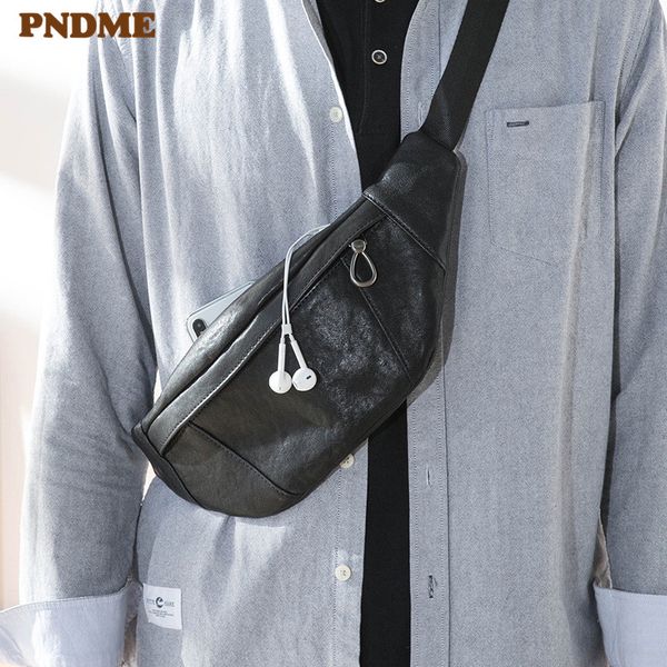 pndme fashion casual genuine leather men's small chest bag real cowhide daily light teens black sports usb messenger bag
pndme fashion casual genuine leather men's small chest bag real cowhide daily light teens black sports usb messenger bag
