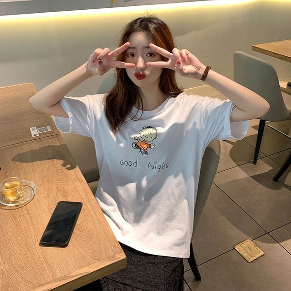 cartoon coat printed short-sleeved women 2020 white loose women's cartoon coat printed short-sleeved t-shirt women 2020 white loose t-s
cartoon coat printed short-sleeved women 2020 white loose women's cartoon coat printed short-sleeved t-shirt women 2020 white loose t-s