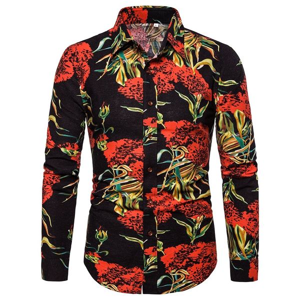 autumn winter men's shirts blouse vintage business leisure flore printing long-sleeved men dress shirts camisas hombre, White;black
autumn winter men's shirts blouse vintage business leisure flore printing long-sleeved men dress shirts camisas hombre, White;black