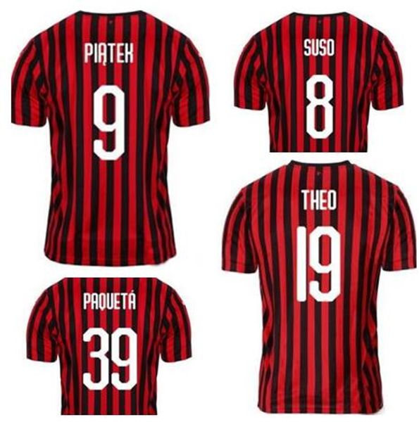 2019 Customized Number 19 THEO 9 PIATE Thai Quality Soccer Jerseys Shirts tops,63 cutrone 18 Montolivo 8 Suso 11 Borini 7 S.Castillejo WEAR
2019 Customized Number 19 THEO 9 PIATE Thai Quality Soccer Jerseys Shirts tops,63 cutrone 18 Montolivo 8 Suso 11 Borini 7 S.Castillejo WEAR