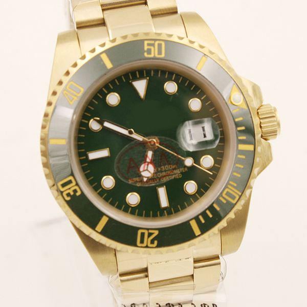 submarner green dial 40mm mens watch automatic full gold wristwatches sapphire crystal rotatable ceramic bezel watches, Slivery;brown
submarner green dial 40mm mens watch automatic full gold wristwatches sapphire crystal rotatable ceramic bezel watches, Slivery;brown